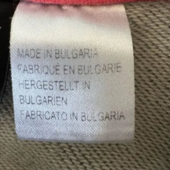 PS PAUL SMITH Sweatshirt Mens XL Grey Zebra Logo Pullover Sweater Preppy - Picture 6 of 7